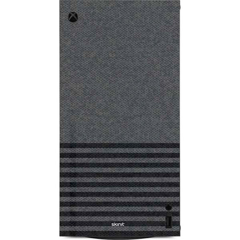 Black and Grey Stripes XBox Series X Digital Edition Console Skin
